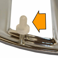 Type2 Early Bay Front Badge Clip 8.67 -  7.72 OEM nr. 211853