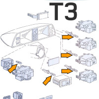 T2 T3 lampje 12 Volt 1,2 W voor dashboard N177512 4