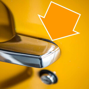 Type2 bay Outer Handle Sleeve for Sliding Door on VW T2...