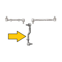 Steering Drag Link for T2 Bay 1968 - 05/79 Oenr. 211415701 G
