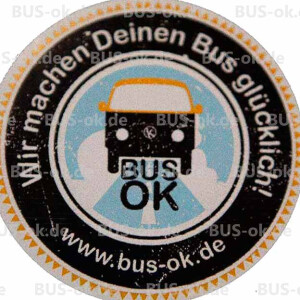 Sticker &quot;BUS-ok - Wir machen deinen Bus...