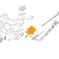 T2 T3 pakking olievulpijp 1,7 - 2,0l, 071115315A 2