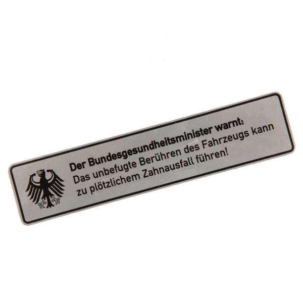 Funsticker "Der Bundesgesundheitsmi gallery
